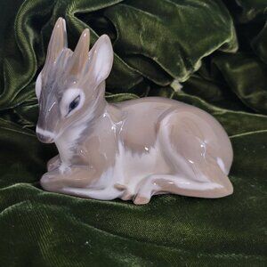 Royal Copenhagen Young Deer Sitting #2648